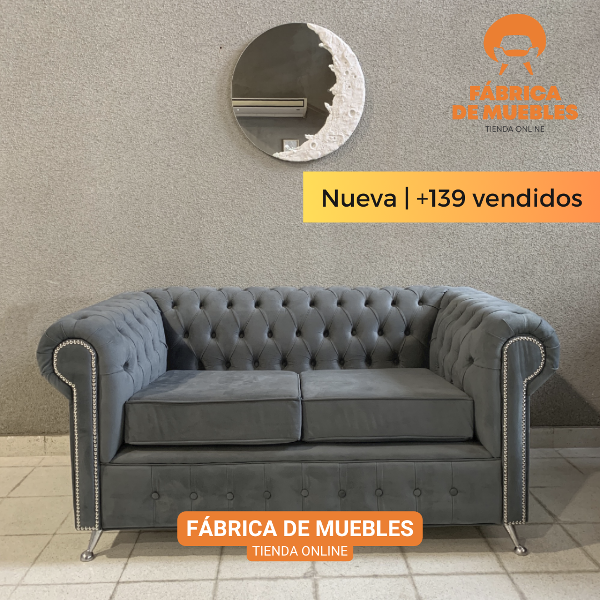 Sillón Chesterfield 2 Cuerpos