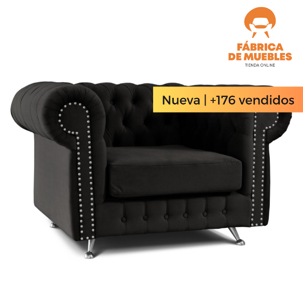 Sillón Chesterfield 1 Cuerpo