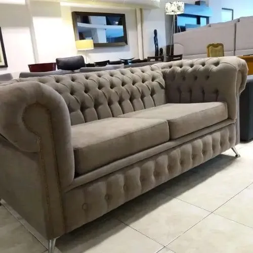 Sillón cuero negro